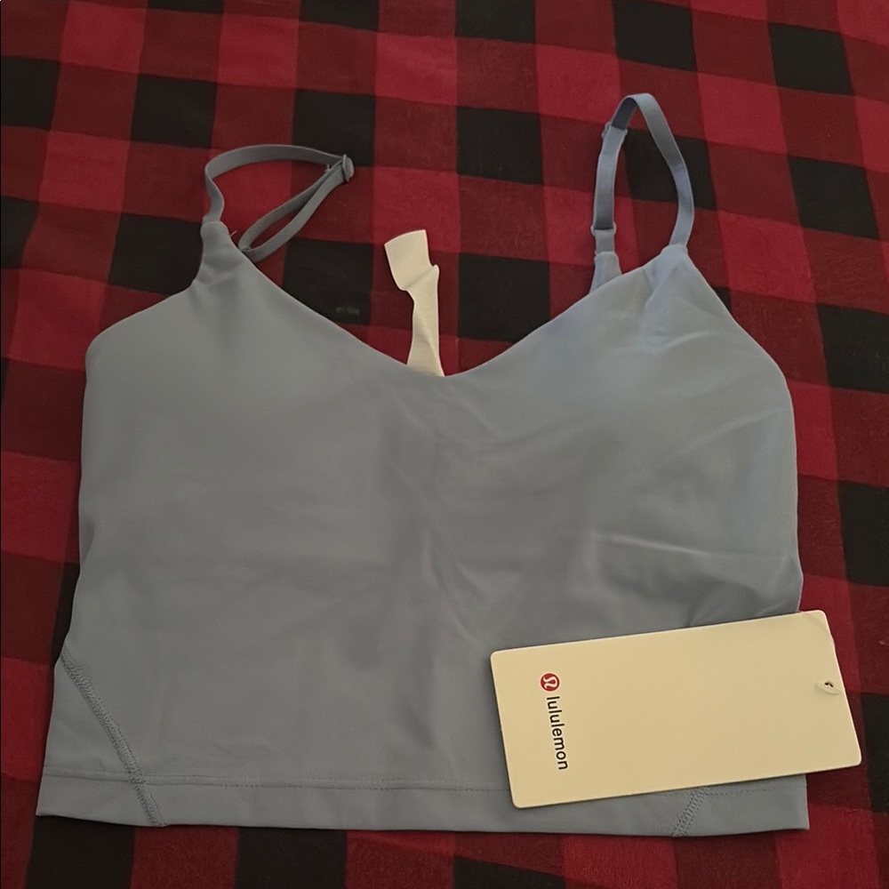 lululemon athletica Blue Sports Bra with Adjustable Straps
